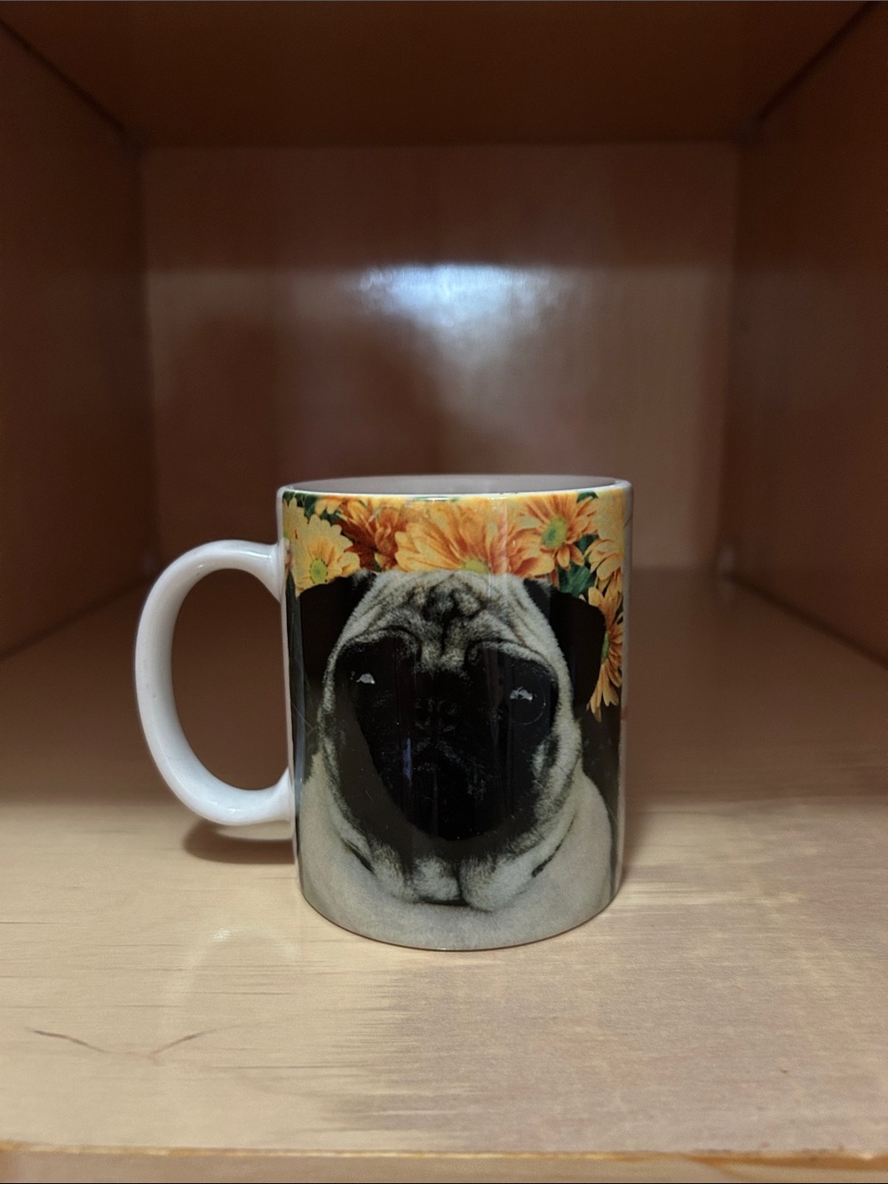 Pug Portrait Ceramic Mug*